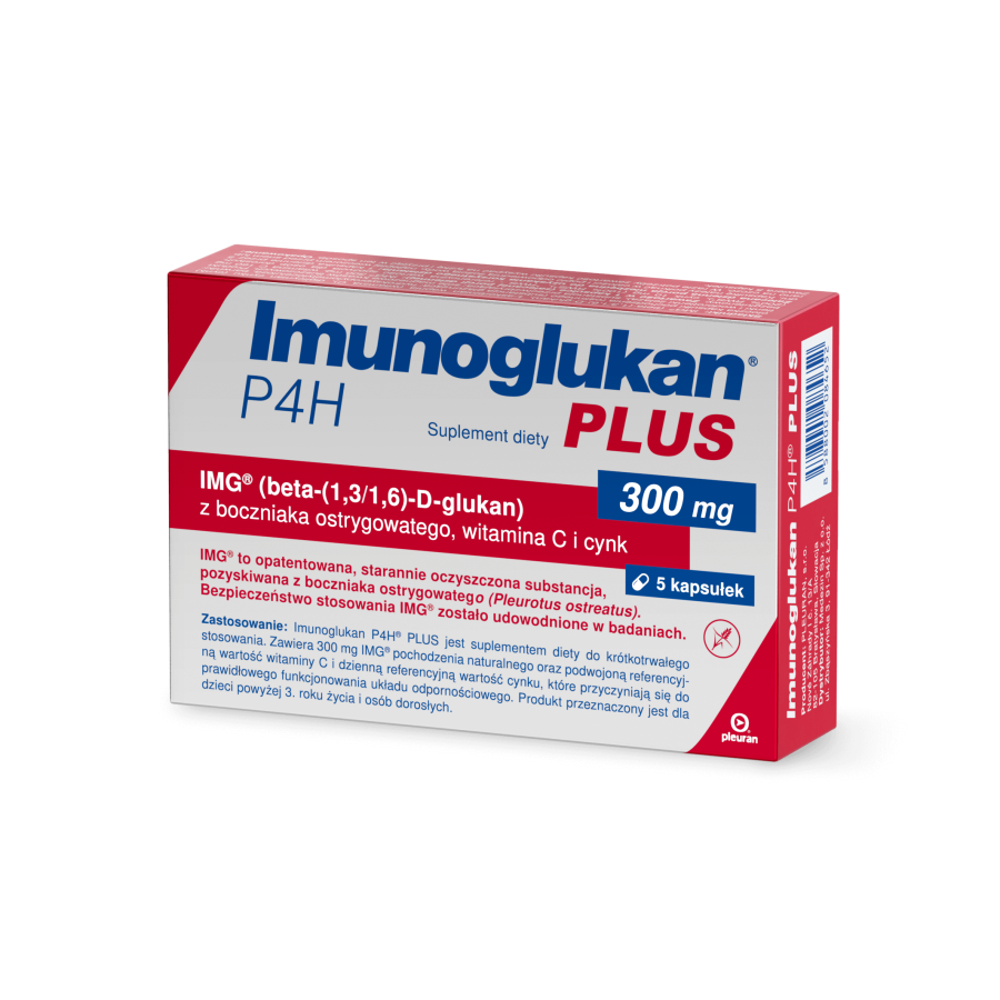 Imunoglukan P4H® PLUS Kapsułki – 5 szt.