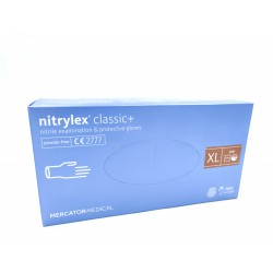 Rękawice Nitrylex classic+,b/pudr., diagn.,XL,100 szt
