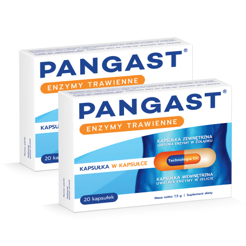 Pangast - 20 kapsułek - dwupak