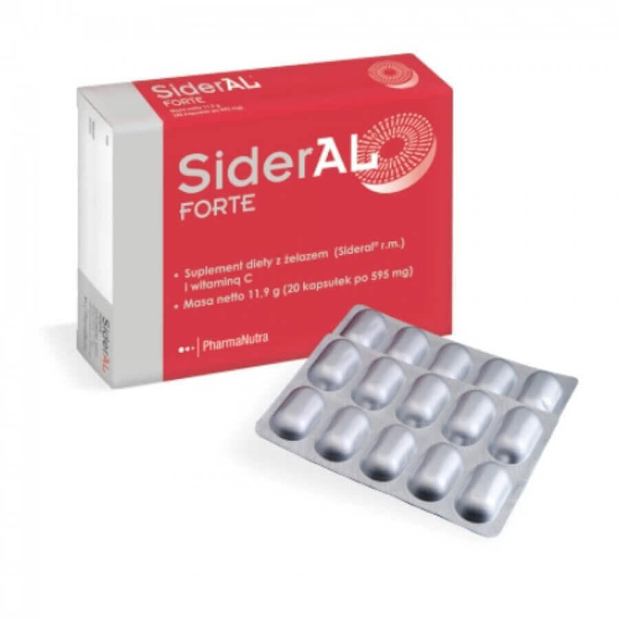 SiderAL® Forte 20 kapsułek KDW