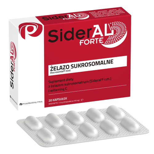 SiderAL Forte - kapsułki, 20 szt.