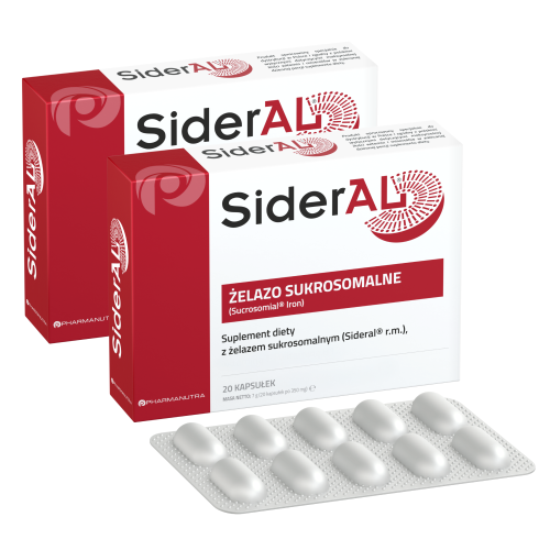 SiderAL - kapsułki, 2 x 20 szt. (dwupak)